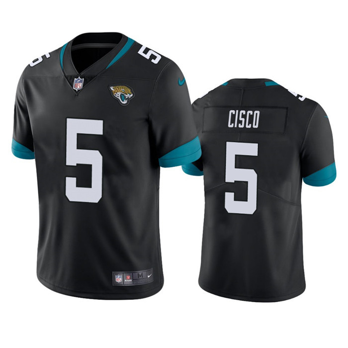 Personalized Men’s Jacksonville Jaguars #5 Andre Cisco Black Untouchable Limited Stitched Jersey