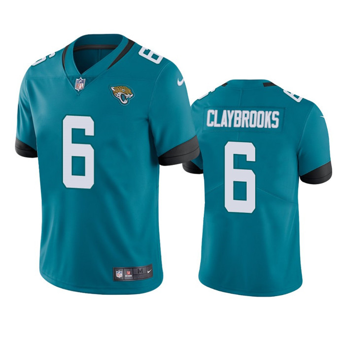 Personalized Men’s Jacksonville Jaguars #6 Chris Claybrooks Teal Untouchable Limited Stitched Jersey