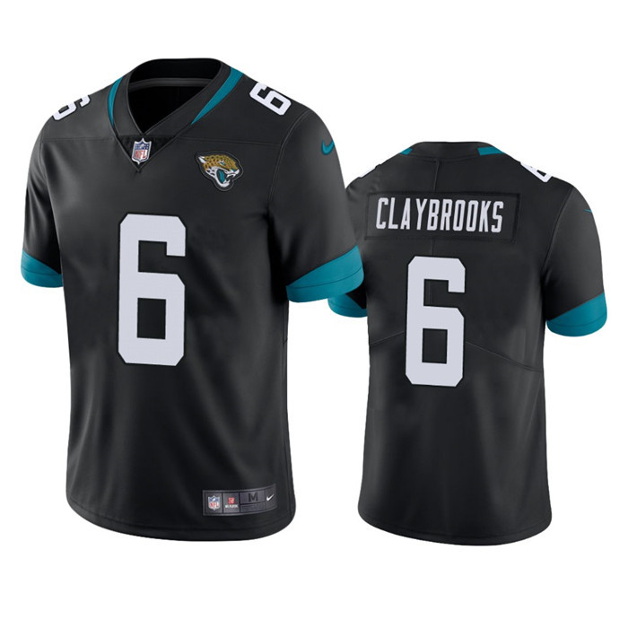 Personalized Men’s Jacksonville Jaguars #6 Chris Claybrooks Black Untouchable Limited Stitched Jersey