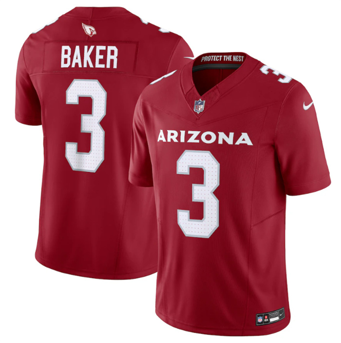 Personalized Youth Arizona Cardinals #3 Budda Baker Red Untouchable F.U.S.E. Limited Stitched Football Jersey