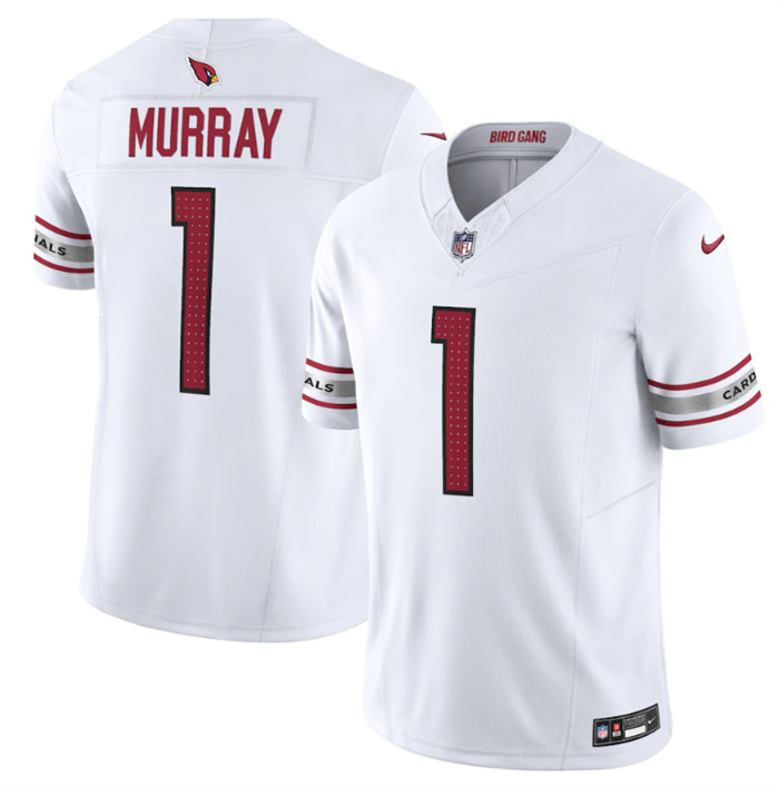 Personalized Men’s Arizona Cardinals #1 Kyler Murray White Untouchable F.U.S.E. Limited Stitched Football Jersey