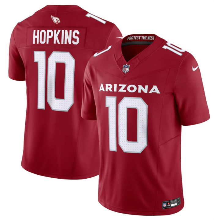 Personalized Men’s Arizona Cardinals #10 DeAndre Hopkins Red Untouchable F.U.S.E. Limited Stitched Football Jersey