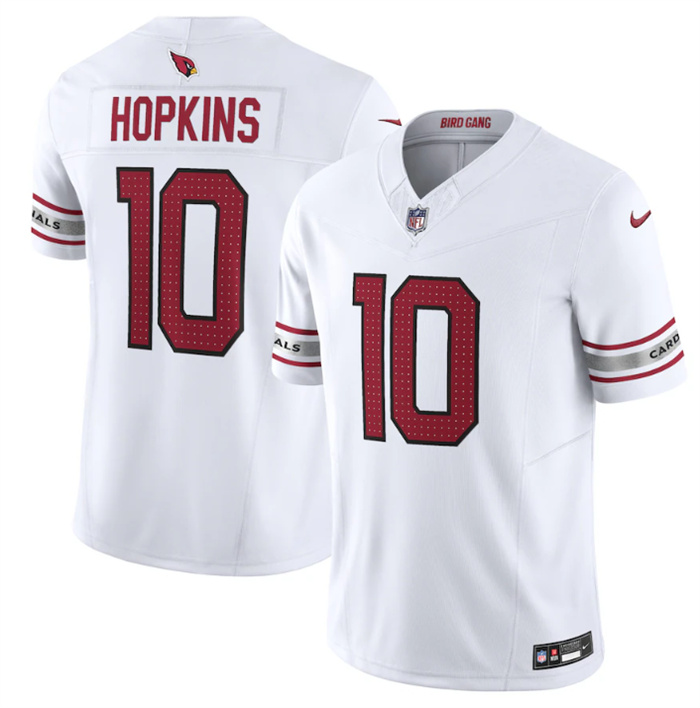 Personalized Men’s Arizona Cardinals #10 DeAndre Hopkins White Untouchable F.U.S.E. Limited Stitched Football Jersey