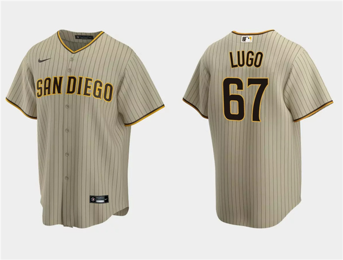 Personalized Men’s San Diego Padres #67 Seth Lugo Tan Cool Base Stitched Jersey