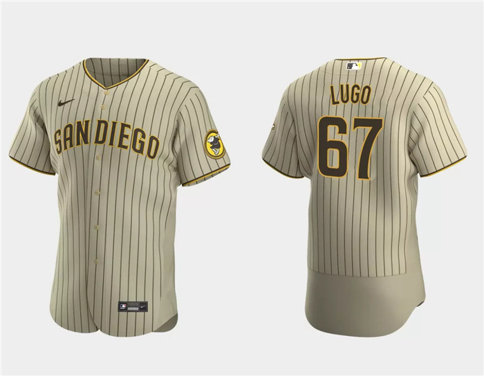 Personalized Men’s San Diego Padres #67 Seth Lugo Tan Flex Base Stitched Baseball Jersey