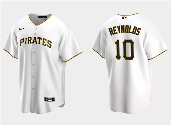 Personalized Men’s Pittsburgh Pirates #10 Bryan Reynolds White Cool Base Stitched Baseball Jersey