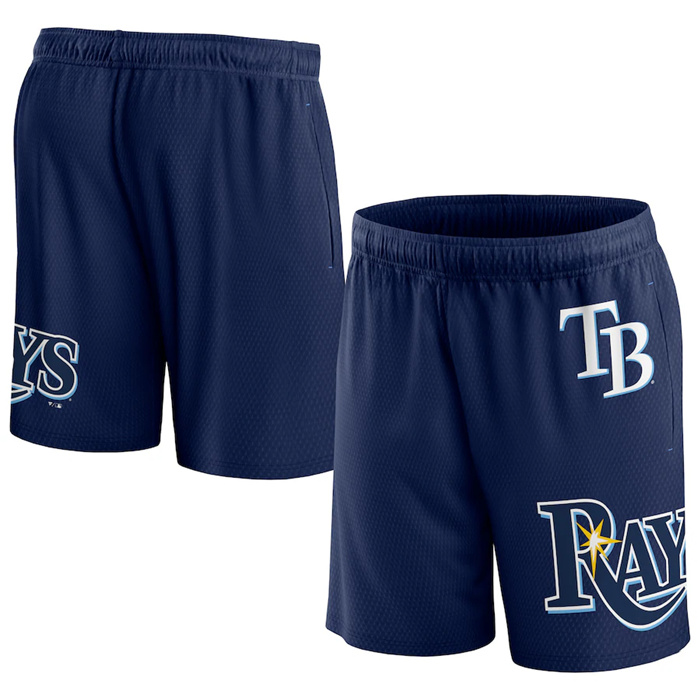 Personalized Men’s Tampa Bay Rays Navy Clincher Mesh Shorts