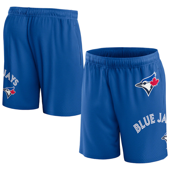 Personalized Men’s Toronto Blue Jays Royal Clincher Mesh Shorts