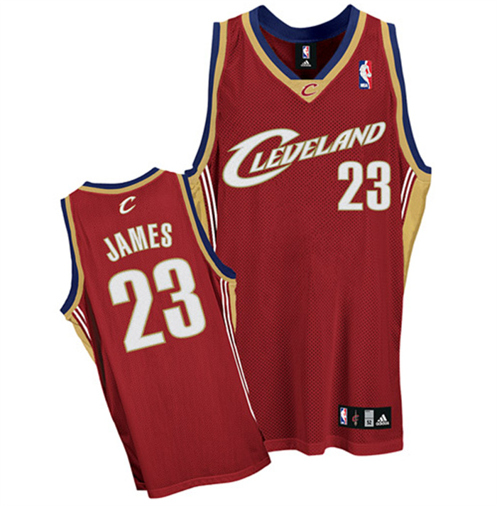 Personalized Men’s Cleveland Cavaliers #23 LeBron James Red Stitched Basketball Jersey