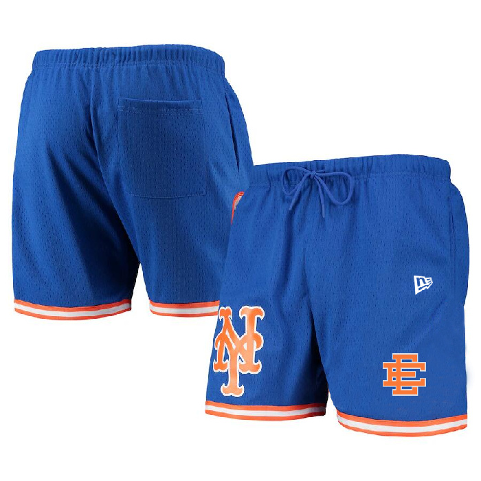 Personalized Men’s New York Mets Royal Mesh Shorts