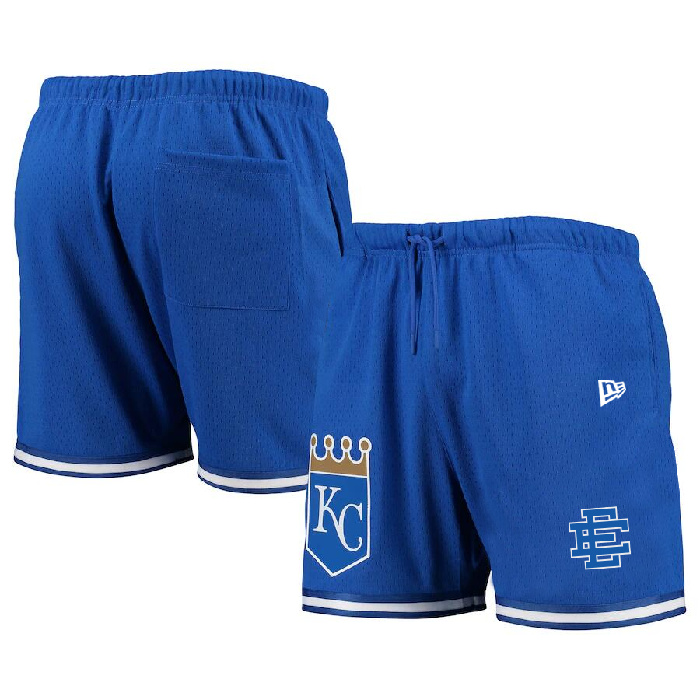 Personalized Men’s Kansas City Royals Royal Mesh Shorts