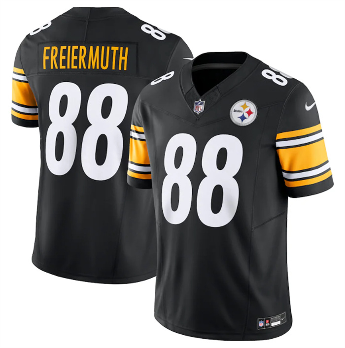 Personalized Men’s Pittsburgh Steelers #88 Pat Freiermuth Black 2023 F.U.S.E. Untouchable Limited Jersey