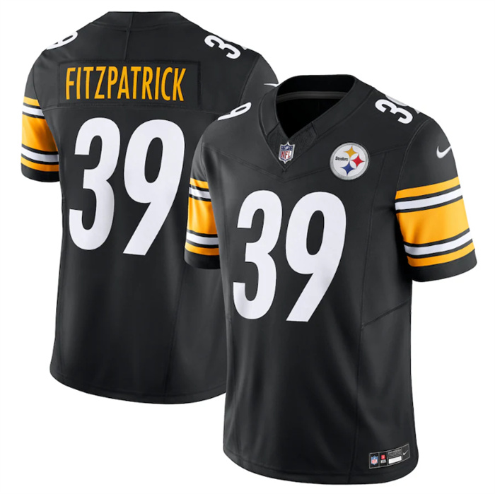 Personalized Men’s Pittsburgh Steelers #39 Minkah Fitzpatrick Black 2023 F.U.S.E. Untouchable Limited Jersey