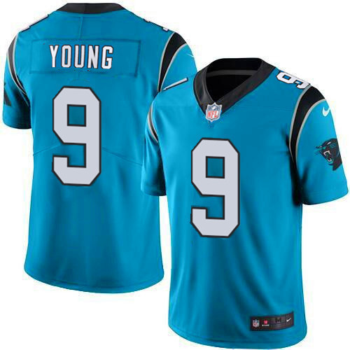 Personalized Men’s Carolina Panthers #9 Bryce Young Blue 2023 Draft Untouchable Stitched Football Jersey