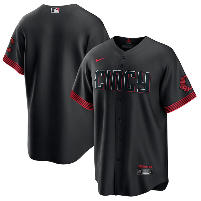 Personalized Men’s Cincinnati Reds Active Player 2023 City Connect Cool Base Stitched Baseball Jersey