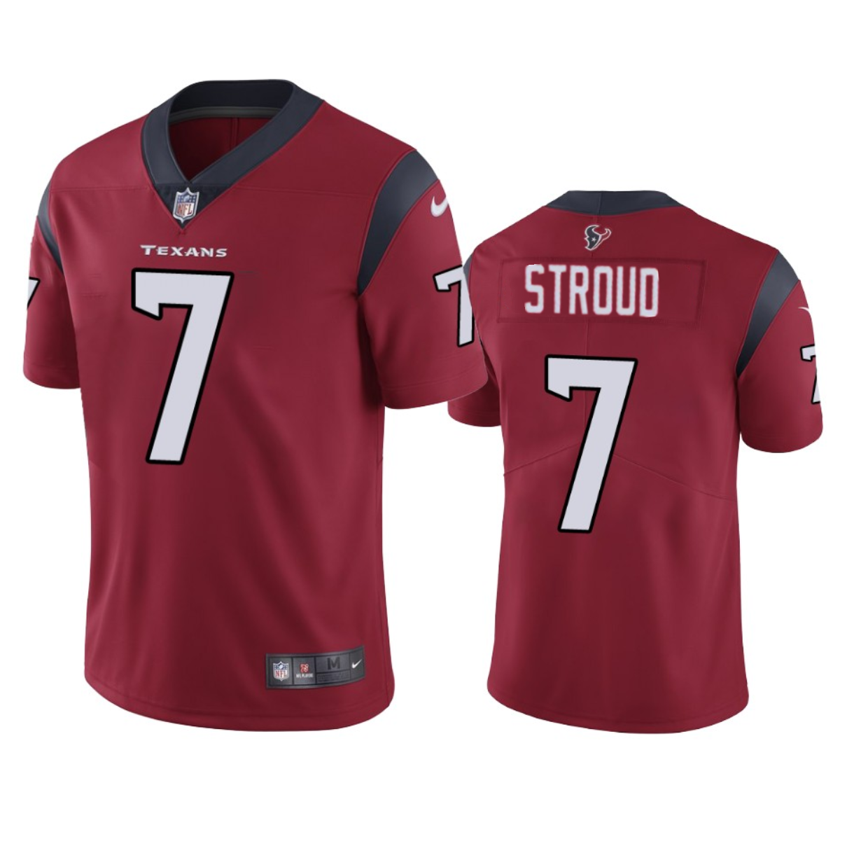Personalized Men’s Houston Texans #7 C.J. Stroud Red Untouchable Stitched Football Jersey