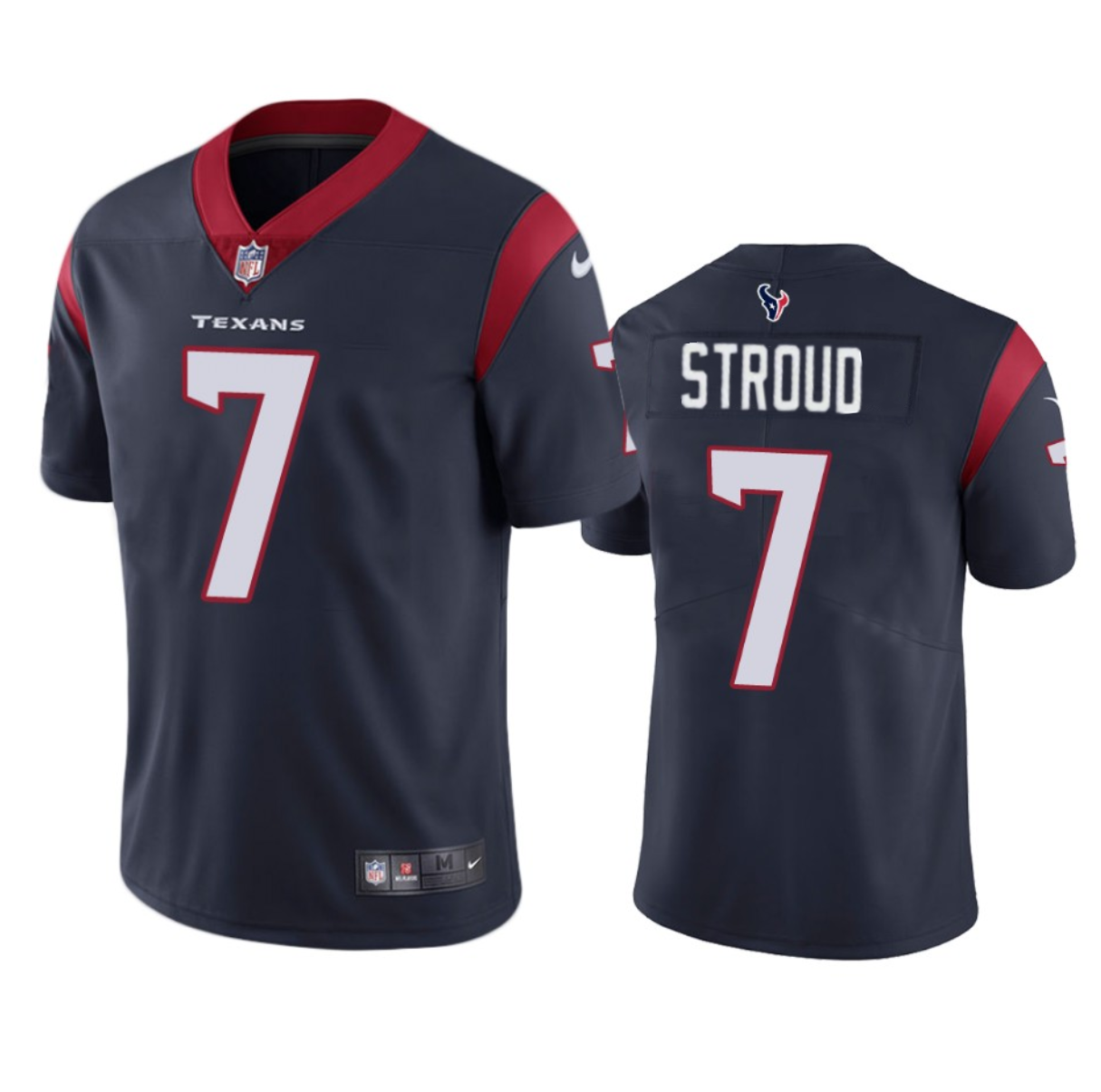 Personalized Men’s Houston Texans #7 C.J. Stroud Navy Untouchable Stitched Football Jersey