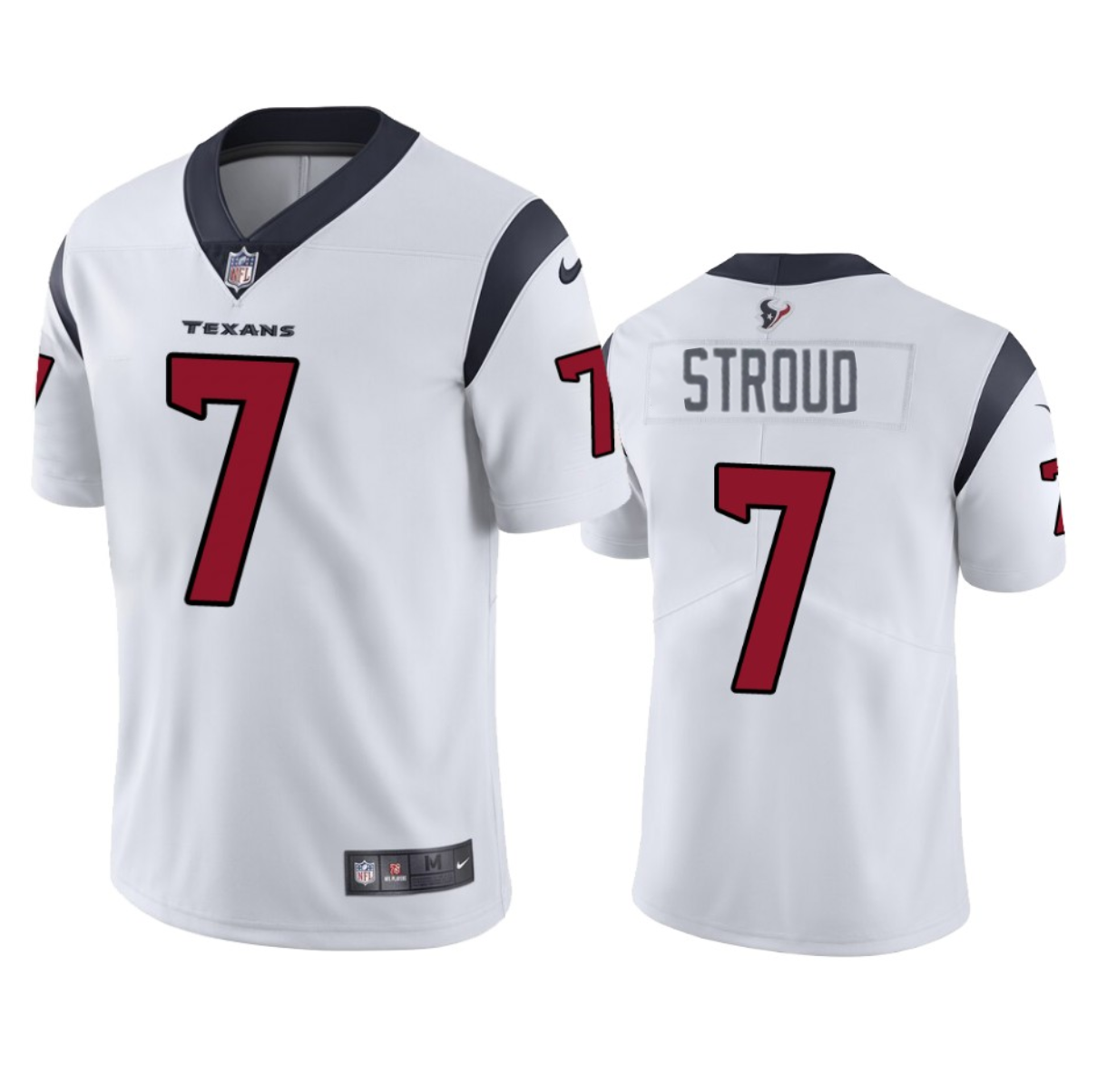 Personalized Men’s Houston Texans #7 C.J. Stroud White Untouchable Stitched Football Jersey
