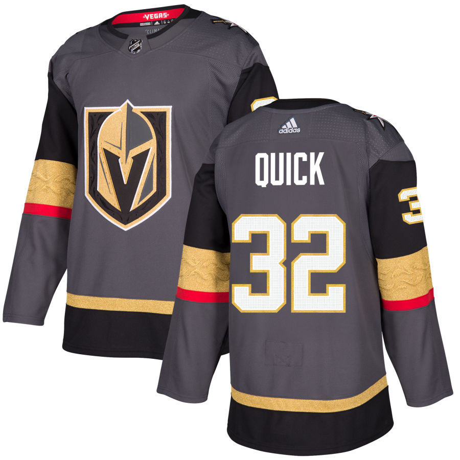 Personalized Men’s Vegas Golden Knights #32 Jonathan Quick Gray Jersey