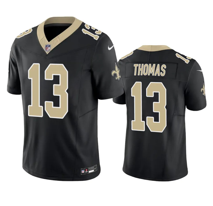 Personalized Men’s New Orleans Saints #13 Michael Thomas Black 2023 F.U.S.E. Untouchable Limited Stitched Jersey