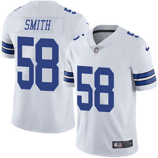 Personalized Youth Dallas Cowboys #58 Mazi Smith White Untouchable Stitched Football Jersey