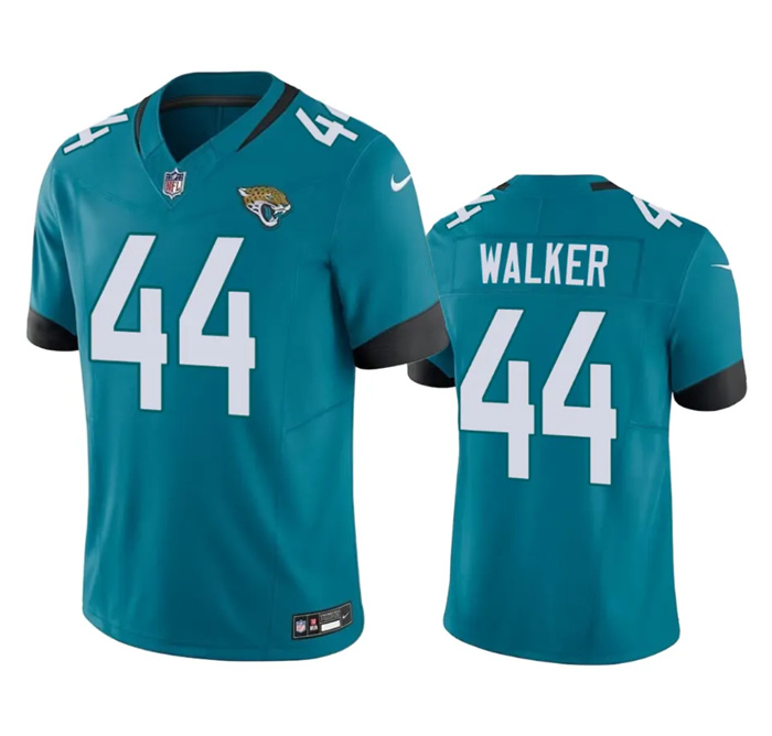 Personalized Men’s Jacksonville Jaguars #44 Travon Walker Teal 2023 F.U.S.E Untouchable Limited Stitched Jersey