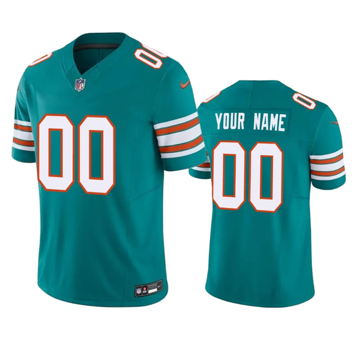 Personalized Men’s Miami Dolphins Active Player Aqua 2023 F.U.S.E Limited Stitched Football Jersey