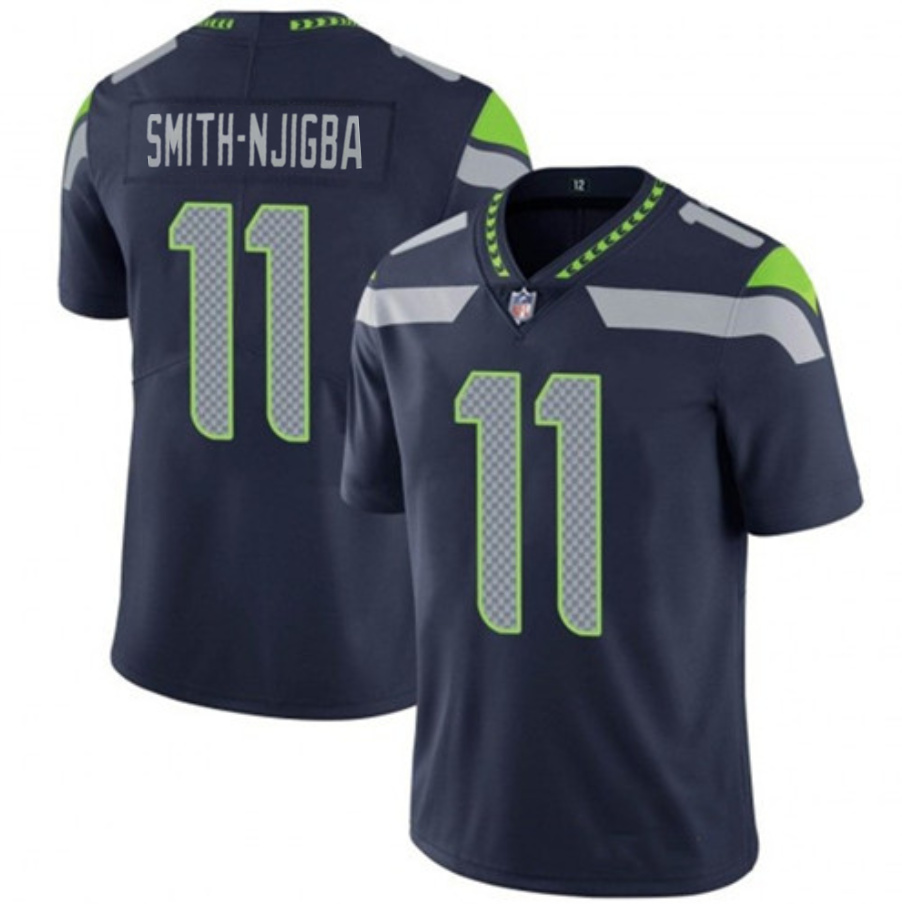 Personalized Men’s Seattle Seahawks #11 Jaxon Smith-Njigba Navy 2023 Draft Untouchable Stitched Jersey