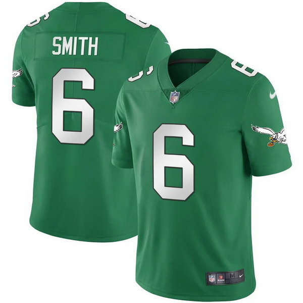 Personalized Men’s Philadelphia Eagles #6 DeVonta Smith Kelly Green jersey