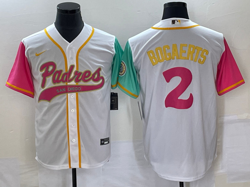 Personalized Men’s San Diego Padres #2 Xander Bogaerts White City Connect Cool Base Stitched Baseball Jersey