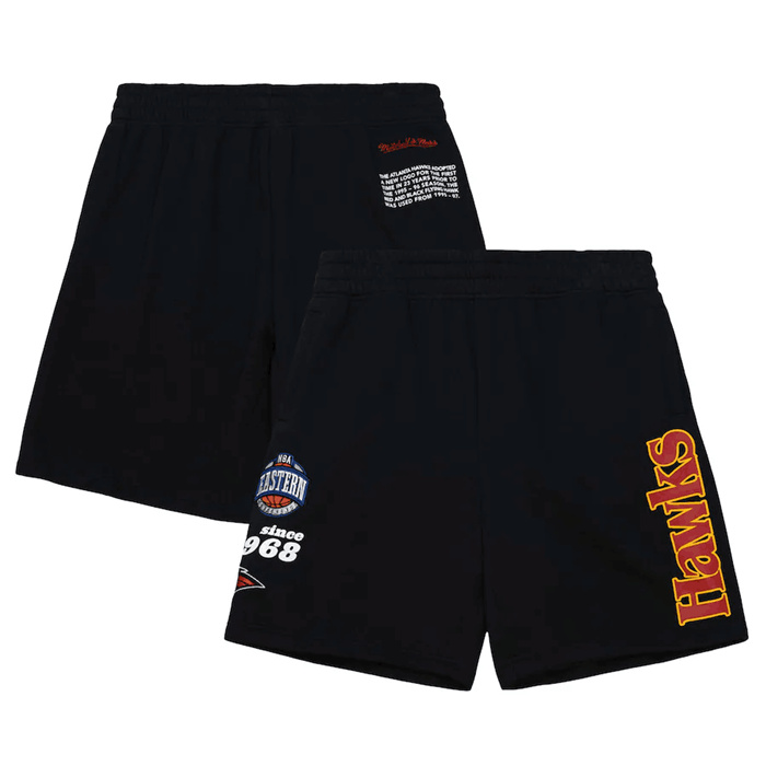 Personalized Men’s Atlanta Hawks Black Shorts 002