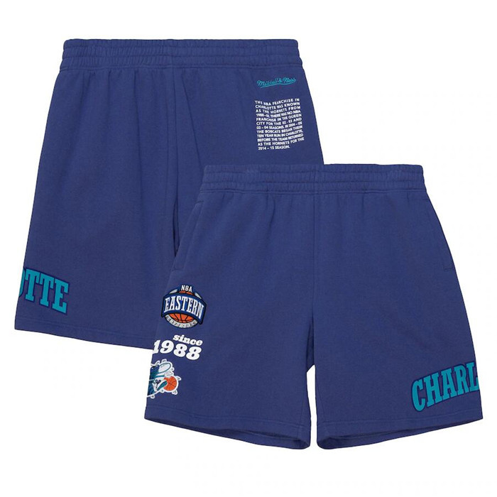 Personalized Men’s Charlotte Hornets Purple Shorts