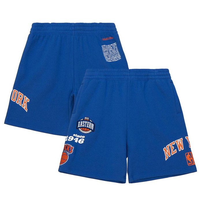 Personalized Men’s New York Knicks Royal Shorts 002