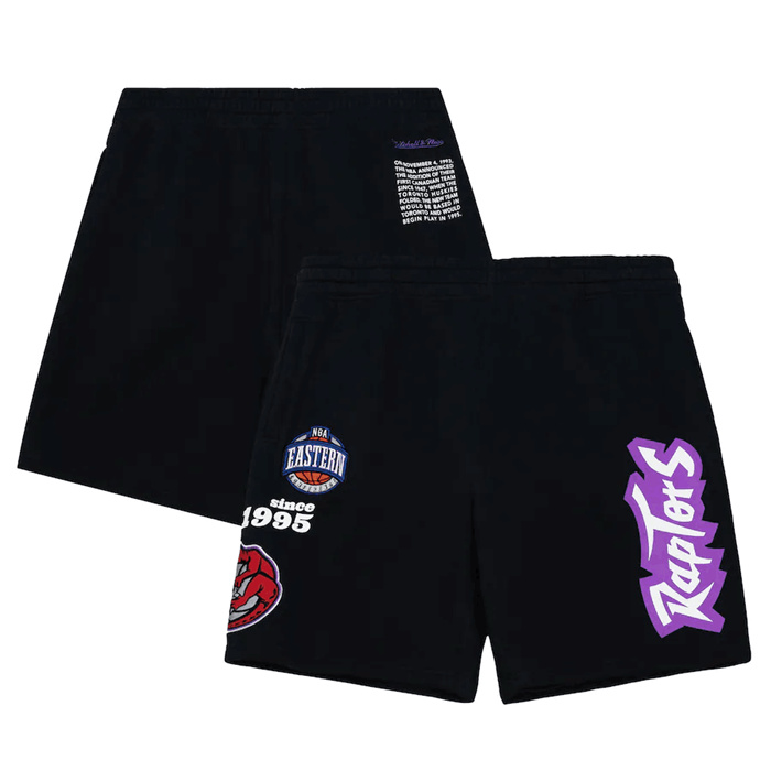 Personalized Men’s Toronto Raptors Black Shorts 001