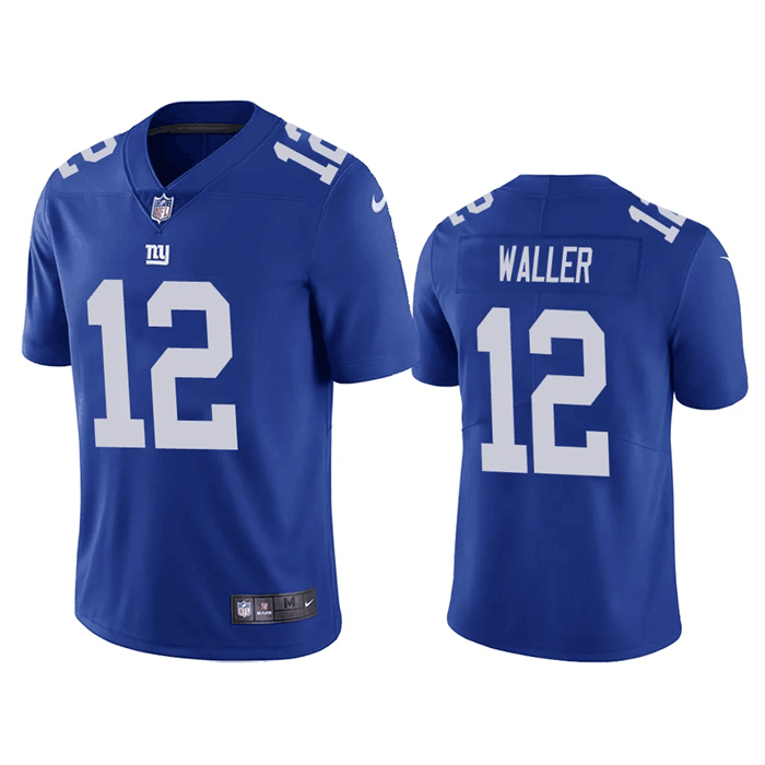 Personalized Men’s New York Giants #12 Darren Waller Blue Untouchable Limited Stitched Jersey