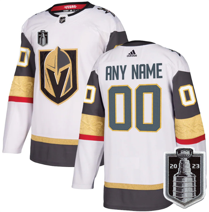 Personalized Men’s Vegas Golden Knightsized White 2023 Stanley Cup Final Stitched Jersey