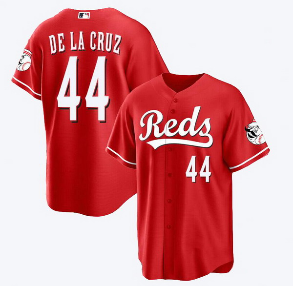 Personalized Men’s Elly De La Cruz #44 Cincinnati Reds Baseball Red Jerseys