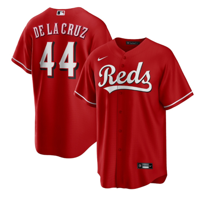 Personalized Men’s Cincinnati Reds #44 Elly De La Cruz Red Cool Base Stitched Baseball Jersey