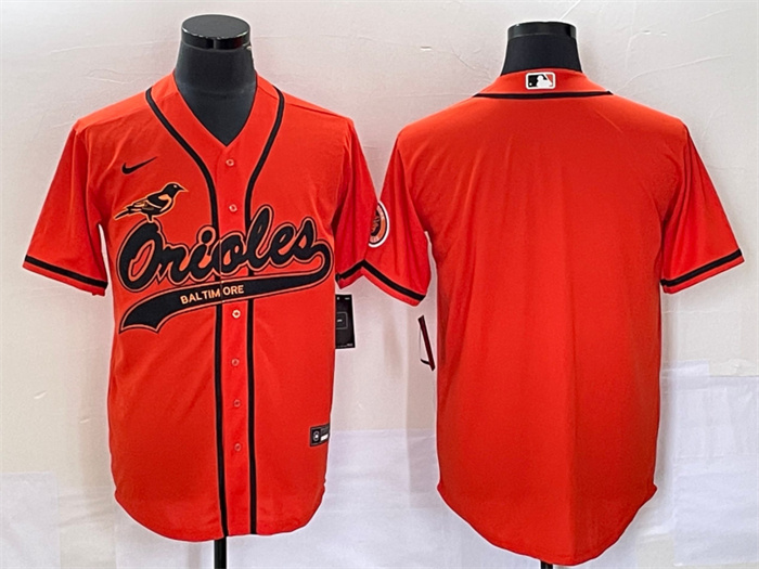 Personalized Men’s Baltimore Orioles Blank Orange Cool Base Stitched Jersey
