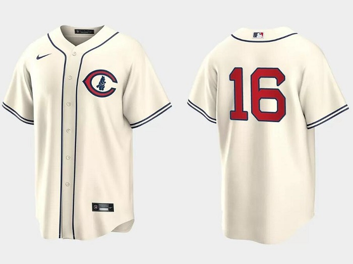 Personalized Men’s Chicago Cubs #16 Patrick Wisdom 2022 Cream Field Of Dreams Cool Base Stitched Baseball Jersey