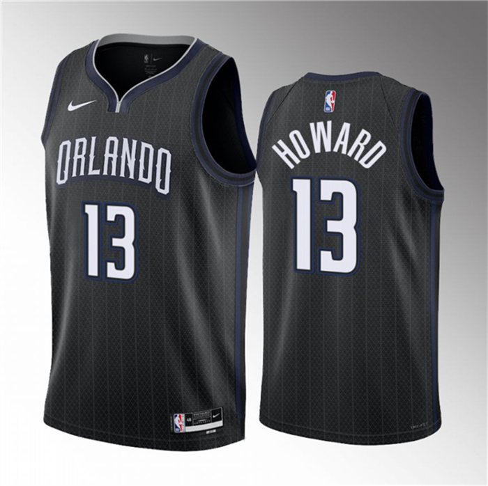 Personalized Men’s Orlando Magic #13 Jett Howard Black 2023 Draft City Edition Stitched Basketball Jersey