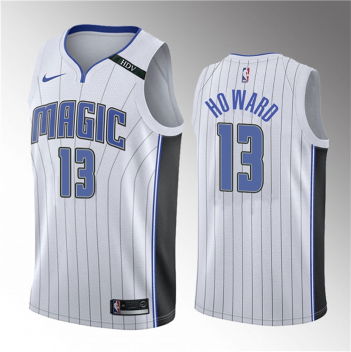 Personalized Men’s Orlando Magic #13 Jett Howard White 2023 Draft Association Edition Stitched Basketball Jersey
