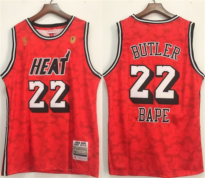 Personalized Men’s Miami Heat #22 Jimmy Butler Red Stitched Jersey