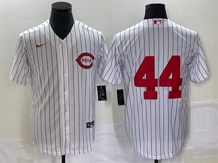 Personalized Men’s Cincinnati Reds #44 Elly De La Cruz White Field Of Dreams Cool Base Stitched Baseball Jersey