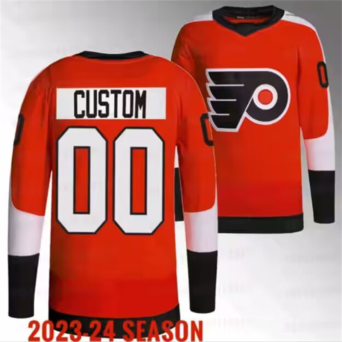 Personalized Men’s Philadelphia Flyers Red Away Authentic Pro Jersey