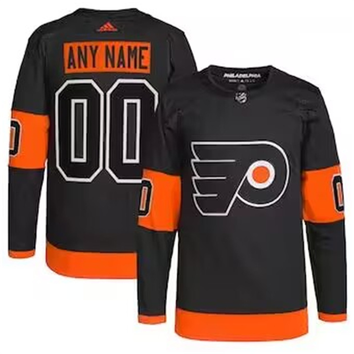 Personalized Men’s Philadelphia Flyers black Away Authentic Pro Jersey