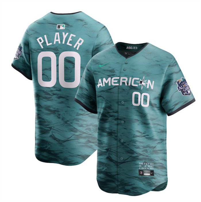 Personalized Men’s Seattle Mariners Active Player Teal 2023 All-Star Cool Base With Patch Stitched Baseball Jersey