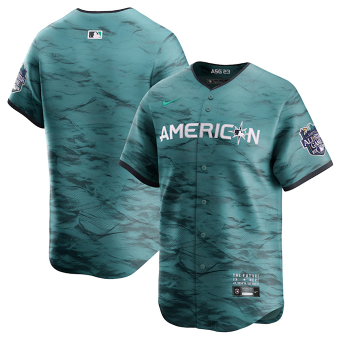 Personalized Men’s New York Yankees Blank Teal 2023 All-Star Cool Base Stitched Baseball Jersey