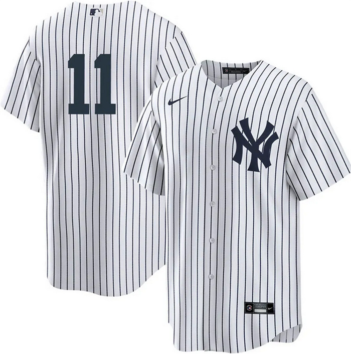 Personalized Men’s New York Yankees #11 Anthony Volpe White Cool Base Stitched Baseball Jersey