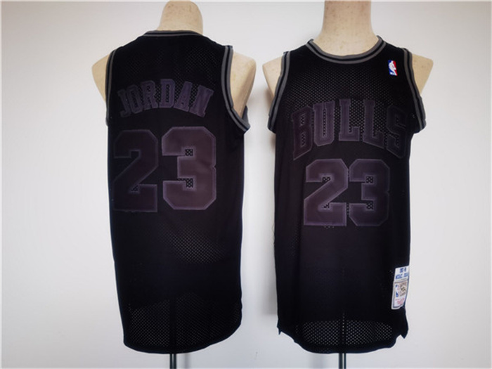 Personalized Men’s Chicago Bulls #23 Michael Jordan Black Stitched Basketball Jersey
